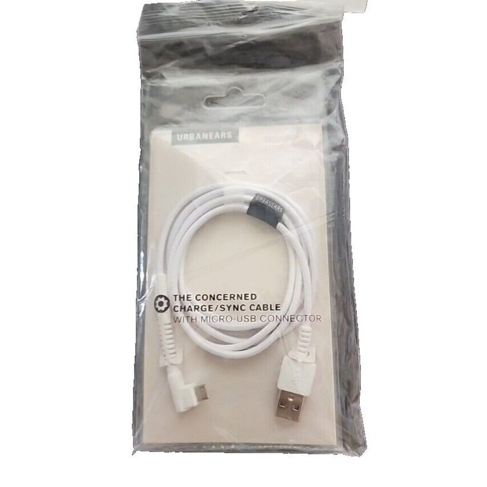 URBANEARS Micro USB Charge Sync Cable for BN NOOK COLOR & Android Devices NEW